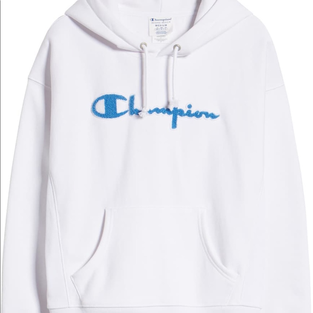 Champion Reverse Weave Chenille Logo Hoodie